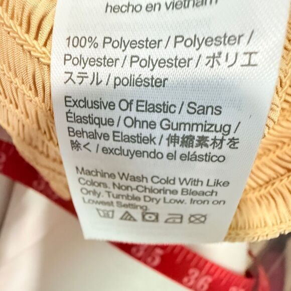 J. Crew Gold Ruched Cropped Blouse - Picture 7 of 7